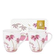 Pip Studio - Jolie Dots krus stor 36,5 cl 2 stk gull/rosa