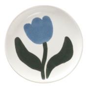 Broste Copenhagen - Dora tallerken 15 cm Dusty Blue/Agave Green