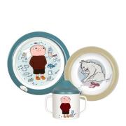 Rätt Start - Albert Åberg barneservise 3 deler blå