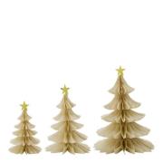 House Doctor - Tree julepynt 3 stk elfenben