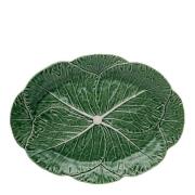 Bordallo Pinheiro - Cabbage serveringsfat 43x32 cm kålblad grønn