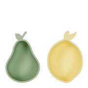 OYOY - Lemon & Pære snackbolle 19x13 cm Yellow Green