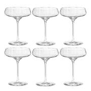 Georg Jensen - Bernadotte champagne-coupeglass 20 cl 6 stk krystall
