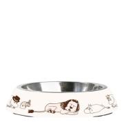 Muurla - Mummi Pets kattematskål 15,5x15,5 cm beige