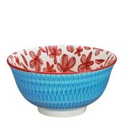 Cilio - AMICI skål 85 cl 18 cm rombe blå