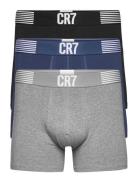 Cr7 Basic, Trunk, 3-Pack Boksershorts Multi/patterned CR7