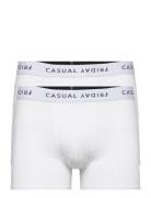 Cfnorh 2-Pack Bamboo Trunks Boksershorts White Casual Friday