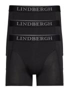 Basic Bamboo Boxers 3 Pack Boksershorts Black Lindbergh