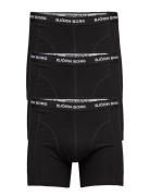 Cotton Stretch Boxer 3P Boksershorts Black Björn Borg