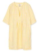 Bæk&Bølge Neel Long Tunic Topp Yellow Juna