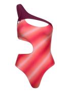 Coby Hole Swimsuit Badedrakt Badetøy Multi/patterned Hosbjerg