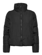 Vitate L/S Short Puffer Jacket - Noos Fôret Jakke Black Vila