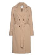 Elabilu-G Trench Coat Kåpe Brown Global Funk