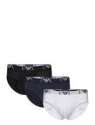 Men's Knit 3Pack Brief Underbukser Y-frontunderbukser White Emporio Ar...