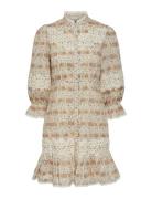 Yasnoru 3/4 Shirt Dress S. Kort Kjole Multi/patterned YAS