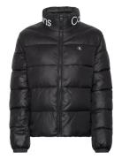 Fitted Lw Padded Jacket Fôret Jakke Black Calvin Klein Jeans