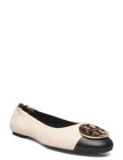 Claire Cap Toe Ballet Ballerinasko Ballerinaer Beige Tory Burch