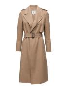 Slftana Ls Coat B Outerwear Coats Winter Coats Brown Selected Femme