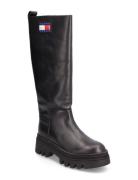 Tjw Fashion High Shaft Høye Støvletter Black Tommy Hilfiger