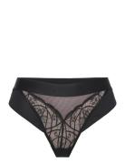 Luna String H Stringtruse Undertøy Black Hunkemöller