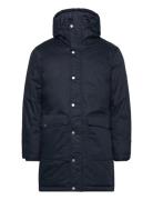 Slhdan Twill Parka O Parkas Jakke Navy Selected Homme