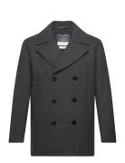 Jprblucaptain Peacoat Ulljakke Jakke Grey Jack & J S