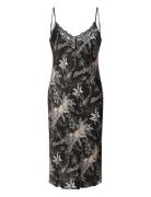 Laura Chemise Dress Nattkjole Black CCDK Copenhagen