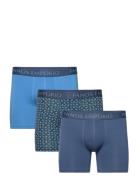 Panos Emporio 3Pk Base Bamboo Boxer Boksershorts Blue Panos Emporio