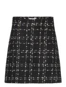 D6Jomba Bouclé Skirt Kort Skjørt Black Dante6