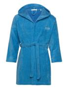 Plain Bath Robe Morgenkåpe Blue Boss Home