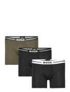 Boxerbr 3P Bold Boksershorts Green BOSS