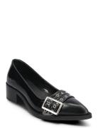 Saso Shoes Heels Pumps Classic Black Pavement