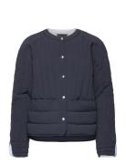 Mixed Baffle Lw Jacket Fôret Jakke Navy Tommy Hilfiger