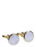 Mother Of Pearl Cuff Links Mansjettknapper Gold Portia 1924