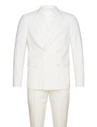 Plain Db Mens Suit Dress White Lindbergh