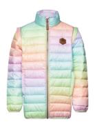 Nylon Puffer 2 In 1 Jacket Fôret Jakke Multi/patterned Mikk-line