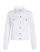 Dnm Slim Jacket White Dongerijakke Denimjakke White Tommy Hilfiger