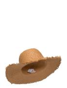 Nmffenjo Wide Beach Hat Lil Solhatt Beige Lil'Atelier