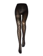 Tights 40 Den Argyle Mesh Grou Lingerie Pantyhose & Leggings Black Lin...