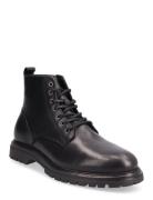 Biagil Lace Up Boot Soft Texas Støvletter Med Snøring Black Bianco