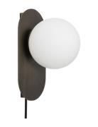 Moon Væglampe Home Lighting Lamps Wall Lamps Black Hübsch