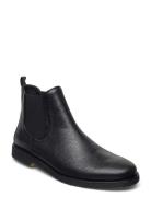 Booties - Flat - With Elastic Støvletter Chelsea Boot Black ANGULUS