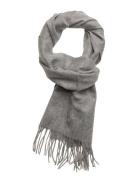 Plain Lambswool Scarf Accessories Scarves Winter Scarves Grey Barbour