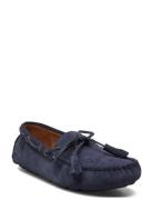 Anders Tasseled Suede Driver Mokasiner Lave Sko Navy Polo Ralph Lauren