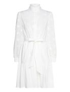 Rina Shirt Dress Kort Kjole White Noella