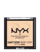 Can’t Stop Won’t Stop Mattifying Powder Ansiktspudder Sminke NYX Profe...