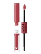 Shine Loud High Pigment Lip Shine Lipgloss Sminke Pink NYX Professiona...