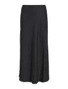 Viellette Hw Long Skirt - Noos Langt Skjørt Black Vila