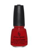 Nail Lacquer Neglelakk Sminke Red China Glaze