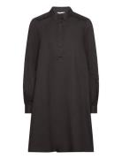 Mschjosetta Petronia Dress Knelang Kjole Black MSCH Copenhagen